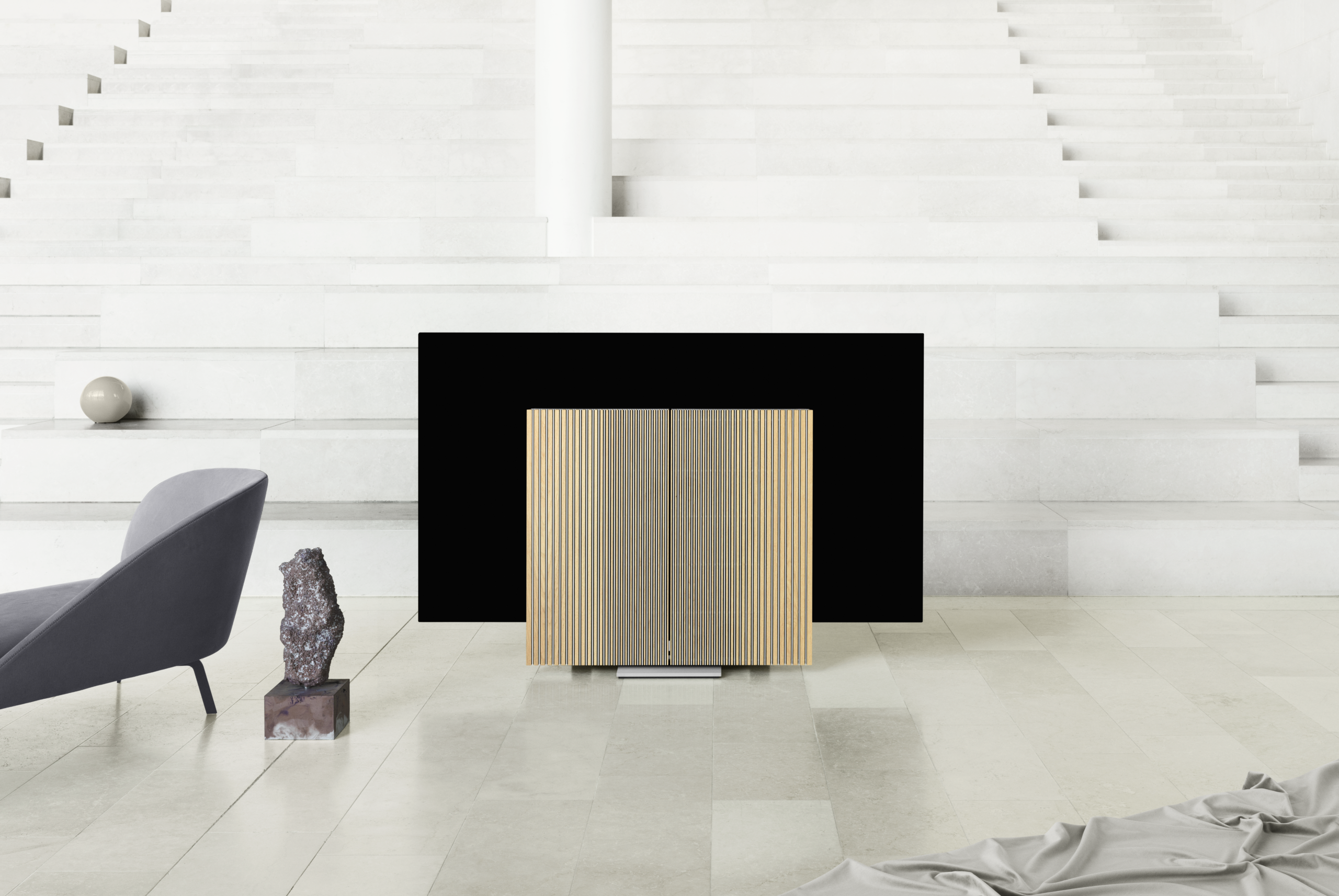Beovision Harmony oak silver dans un intérieur