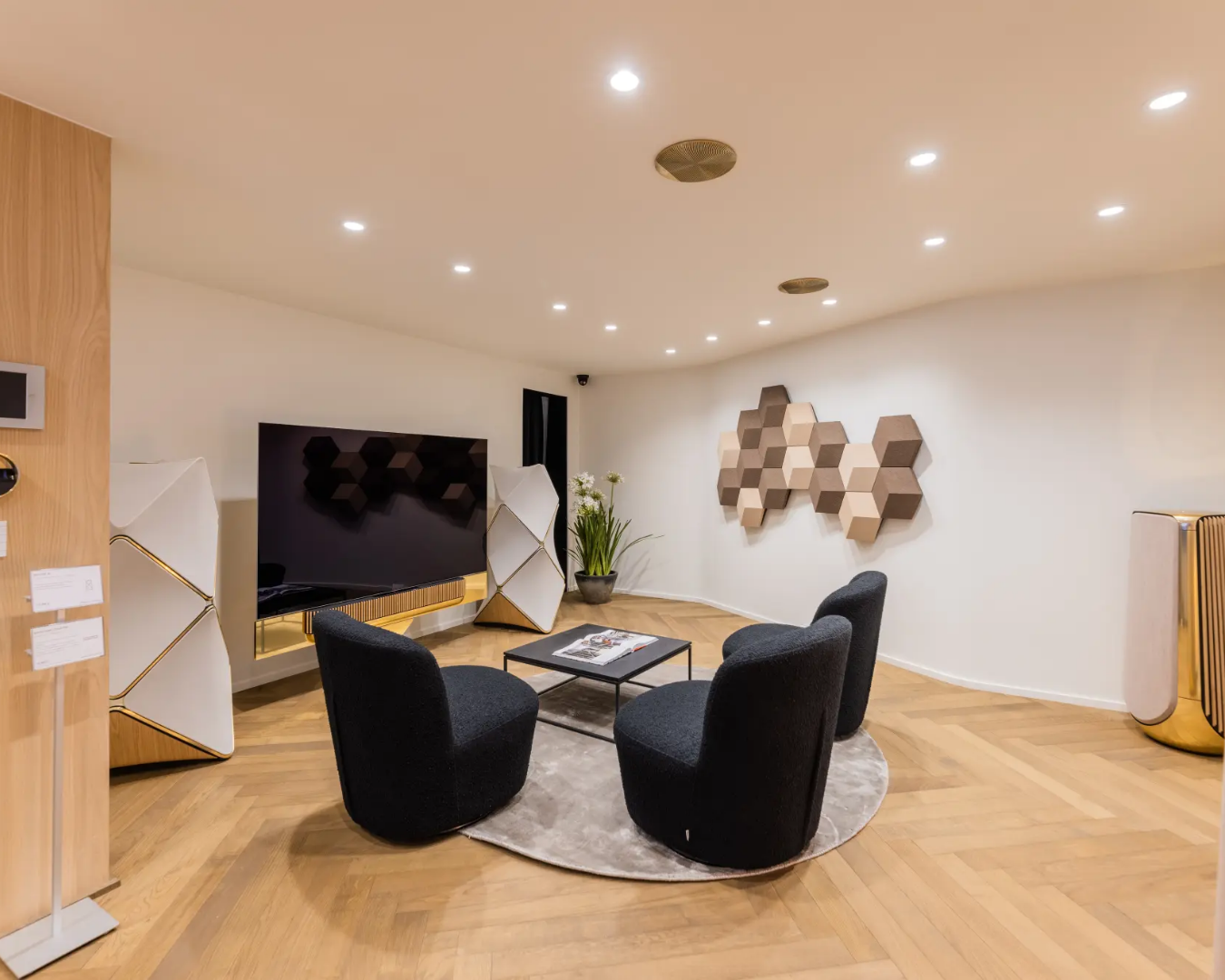Showrooms Bang & Olufsen Teleprince à Bruxelles (Uccle).