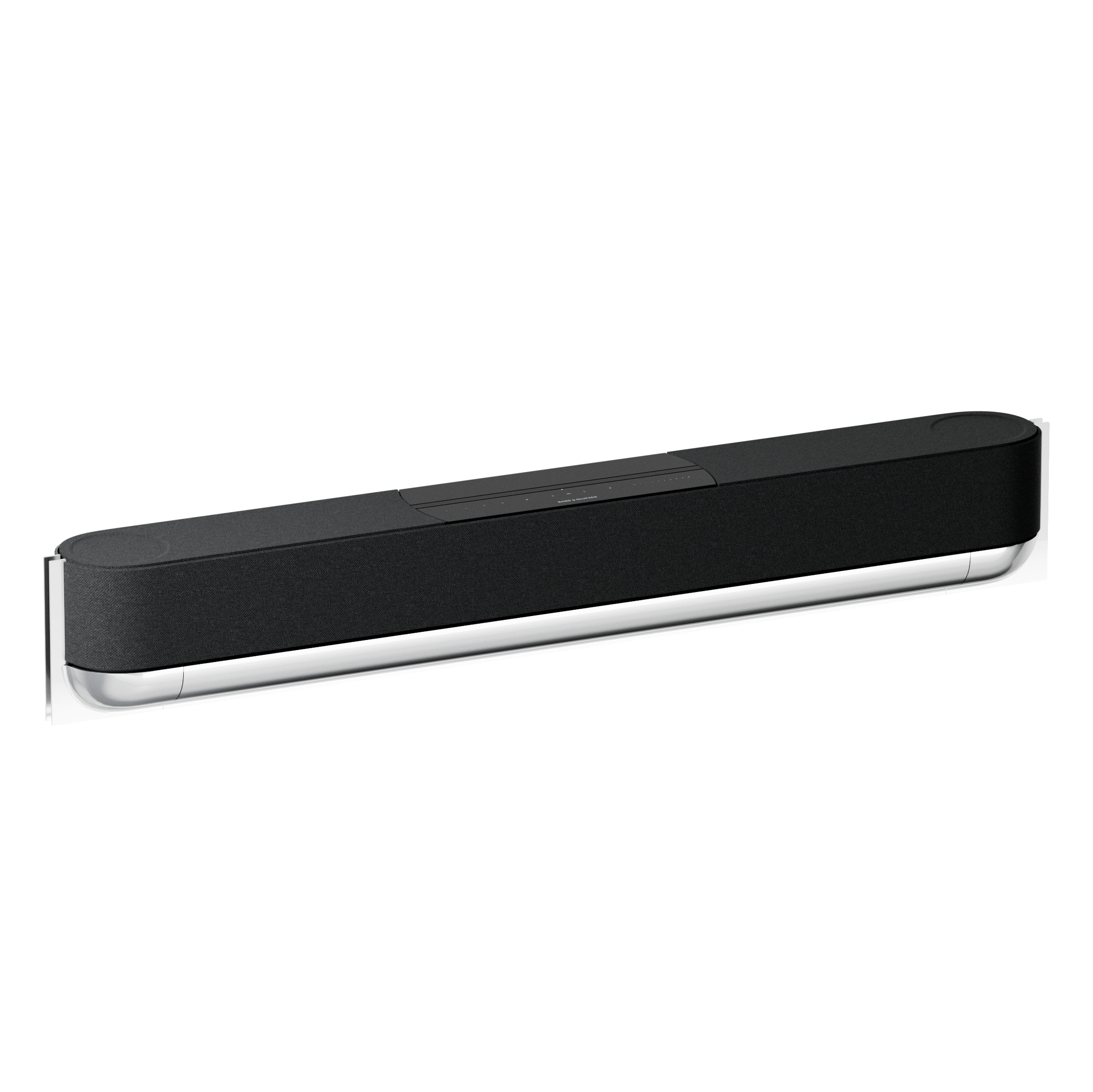 Barre de son Bang & Olufsen Beosound Theatre en aluminium naturel et cover grey melange